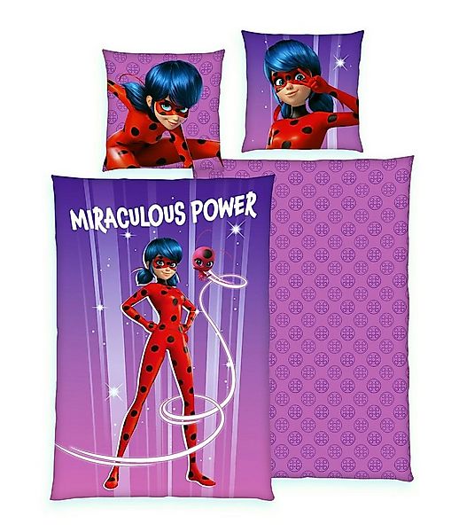 JACK Jugendbettwäsche 135x200cm Miraculous Ladybug Cat Noir Herding, Renfor günstig online kaufen