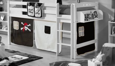 Ticaa Bettvorhang Motiv Vorhangstoffe für Hochbetten günstig online kaufen