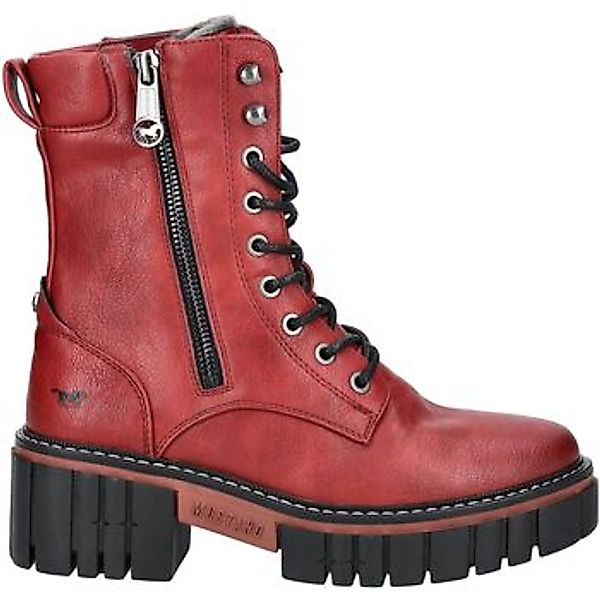 MUSTANG Stiefelette Lederimitat Schnürstiefelette günstig online kaufen
