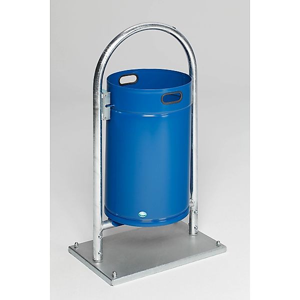 PROREGAL Robuster Rohrbogenständer Für Abfälle Mit Bodenplatte 60 Liter HxB günstig online kaufen