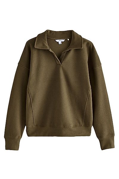 Next Strickpullover Gerippter Rugby-Strickpullover mit Polokragen (1-tlg) günstig online kaufen