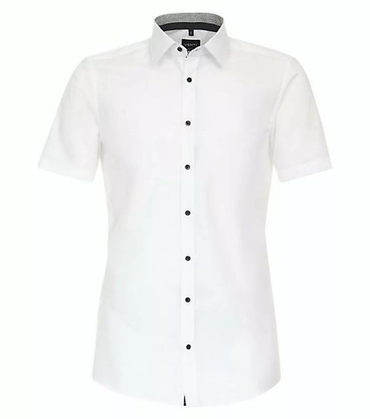 VENTI Businesshemd Kurzarmhemd - Body Fit - Weiß günstig online kaufen