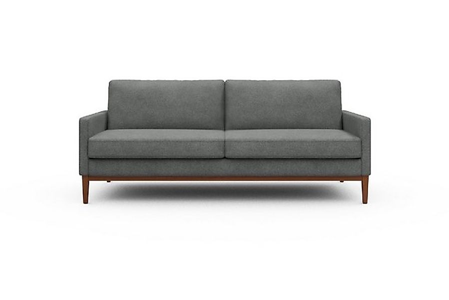 moebelfaktor Sofa Bodo 3-Sitzer, Retro-Design, elegante Linien, stabile Hol günstig online kaufen