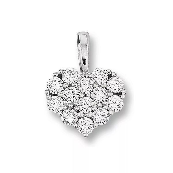 ONE ELEMENT Kette mit Anhänger "0.18 ct Diamant Brillant Herz Anhänger aus günstig online kaufen