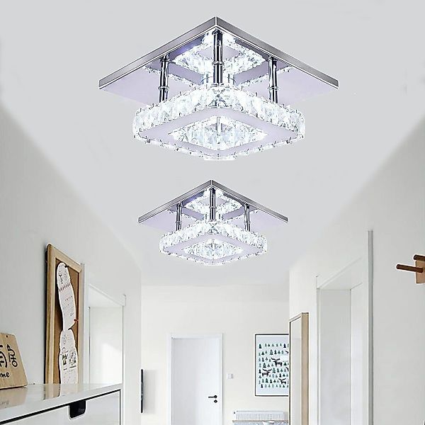 oyajia Deckenleuchte Moderne Kristall LED Deckenlampen, günstig online kaufen