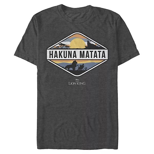 Disney - Der König der Löwen - Text Hakuna Matata Emblem - Männer T-Shirt günstig online kaufen
