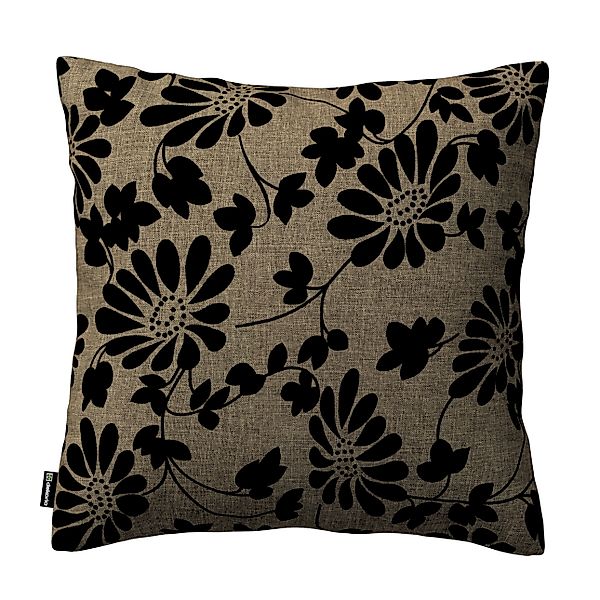 Kissenhülle Mia, beige-schwarz, 50 x 50 cm, Living II (162-11) günstig online kaufen