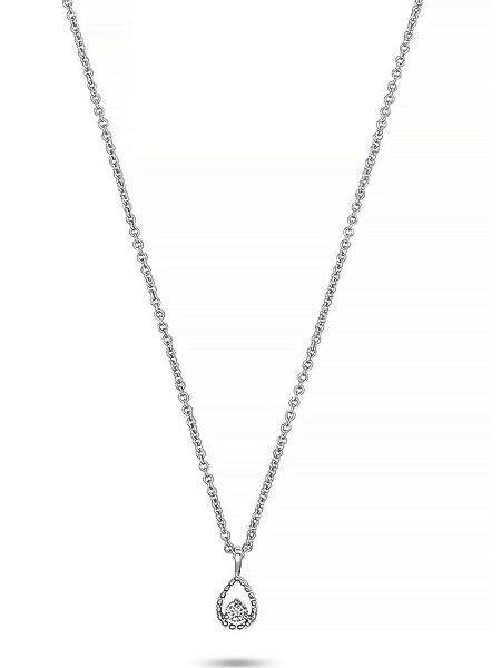 CHRIST Collier CHRIST Damen-Kette 375er Weißgold 1 Diamant günstig online kaufen