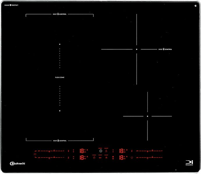 BAUKNECHT Induktions-Kochfeld "BTX6014DCA" HeatControl - präzise Steuerung günstig online kaufen