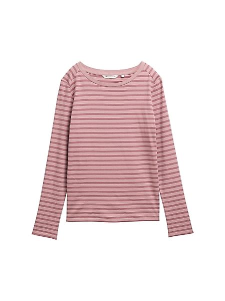 TOM TAILOR Denim Langarmshirt striped interlock günstig online kaufen