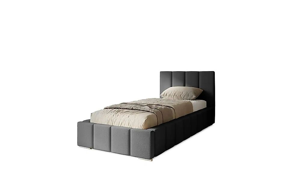 Polsterbett mit Stauraum Margate ¦ grau ¦ Maße (cm): B: 95 H: 100 Betten > günstig online kaufen