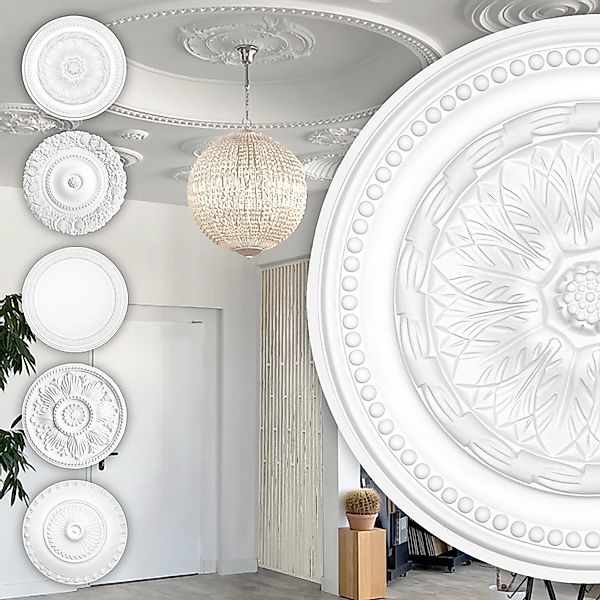 Hexim Perfect Wanddekoobjekt B3005 (Stuckrosette aus günstig online kaufen