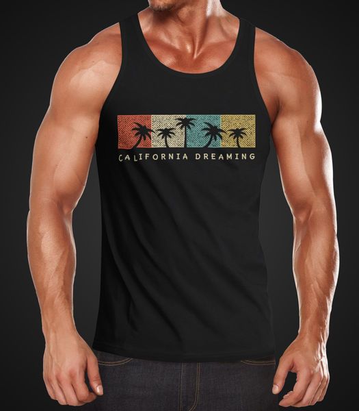 Neverless Tanktop Herren Tank Top California günstig online kaufen