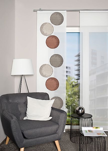 HOME WOHNIDEEN Schiebegardine "REMONA" Paneelwagen 1 Stk. tlg. SCHIEBEVORHA günstig online kaufen