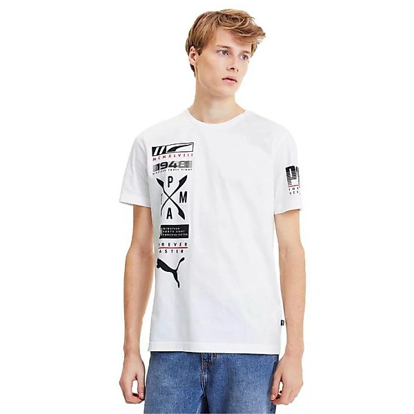 Puma Advanced Graphic Kurzarm T-shirt L Puma White günstig online kaufen