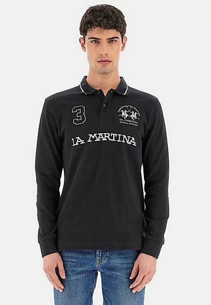 La Martina Poloshirt Shirt Langarm-Poloshirt regular fit Urbe mit (1-tlg) günstig online kaufen