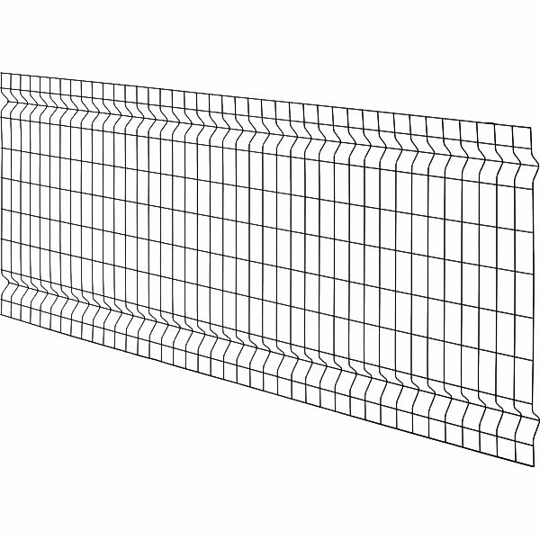 3D-Einstabmattenzaun Anthrazit 80 x 200 cm günstig online kaufen