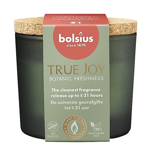 Bolsius Duftkerze Bolsius Duftkerze True Joy Botanic Freshness 7 cm günstig online kaufen