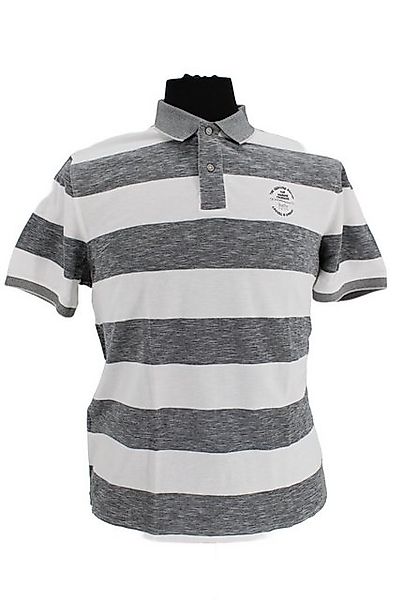 Hajo Poloshirt H Polopiqué Riviera PoloFlammengarn-Block schwarz günstig online kaufen