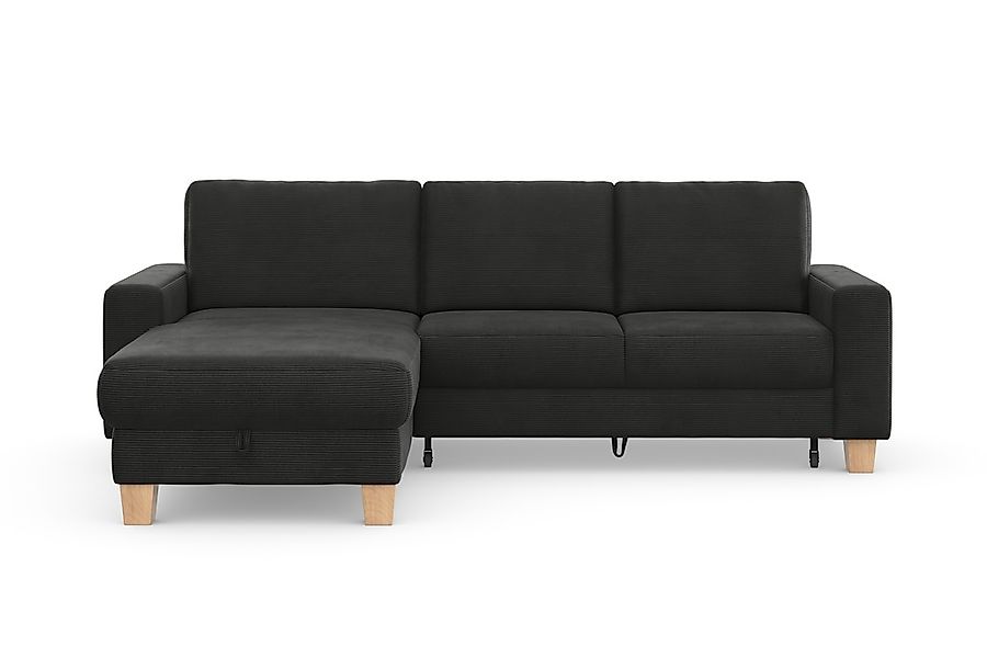 Home affaire Ecksofa "Summer L-Form", mit Recamiere, mit oder ohne Bettfunk günstig online kaufen