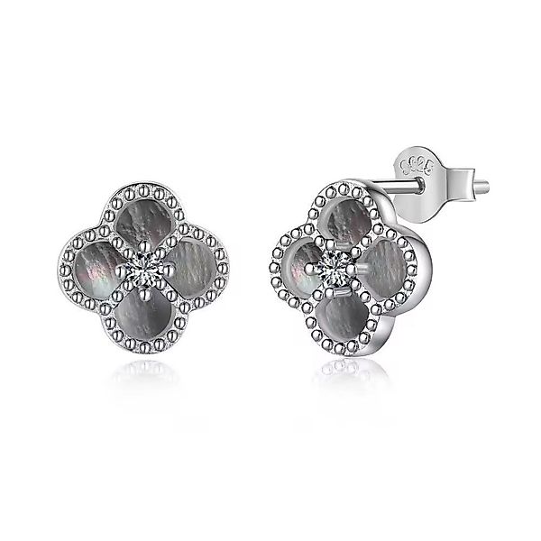 ROUGEMONT Paar Ohrstecker Glücksbringer Kleeblatt Ohrstecker günstig online kaufen