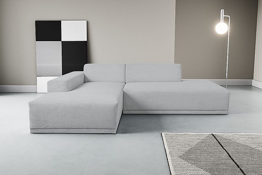 WERK2 Ecksofa »Apollo, hoher Sitzkomfort, aktuelles Design, Breite 264cm, L günstig online kaufen
