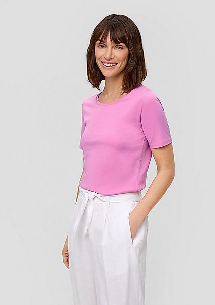 s.Oliver Kurzarmshirt T-Shirt T-Shirt aus Interlockjersey im Slim Fit günstig online kaufen