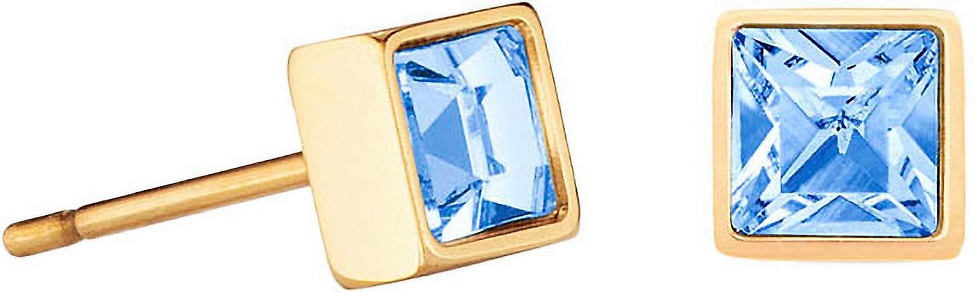 COEUR DE LION Paar Ohrstecker Schmuck Geschenk Edelstahl Brillant Square Wü günstig online kaufen