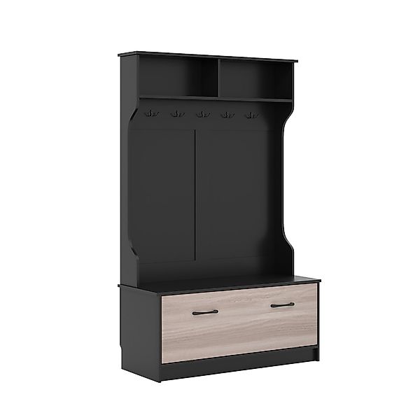 COSTWAY Garderobenständer, (1 St), mit Sitzbank, günstig online kaufen