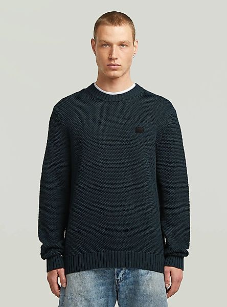 G-STAR Longpullover "Strick mit Wabenstruktur" günstig online kaufen