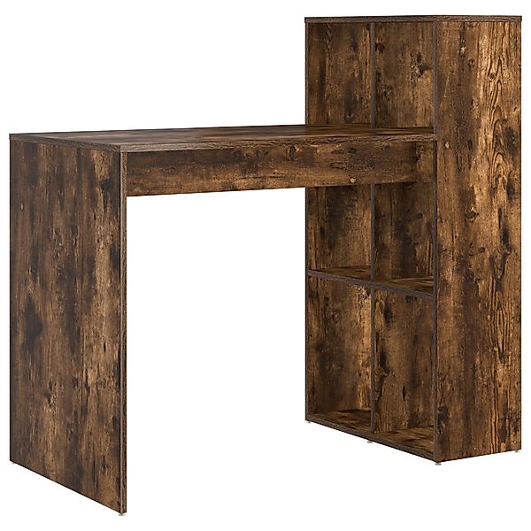 vidaXL Schreibtisch Schreibtisch Geräucherte Eiche Holzwerkstoff günstig online kaufen