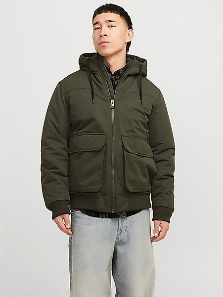 Jack & Jones Bomberjacke JJCONSTRUCT BOMBER mit glänzender Oberfläche günstig online kaufen