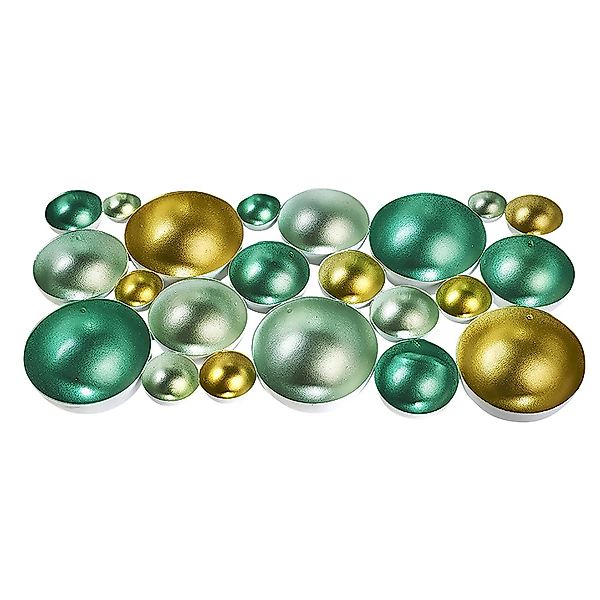 Kobolo Kerzenschale Dekoschale BUBBLE Metall Grün und Blautönen günstig online kaufen