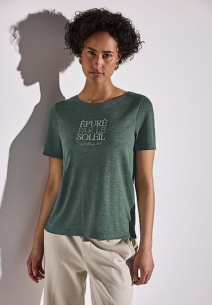 STREET ONE T-Shirt, im angenehmen Materialmix günstig online kaufen