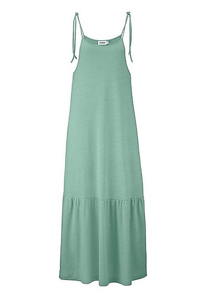 Hessnatur Jerseykleid Relaxed aus reiner Bio-Baumwolle mit Leinen (1-tlg) günstig online kaufen