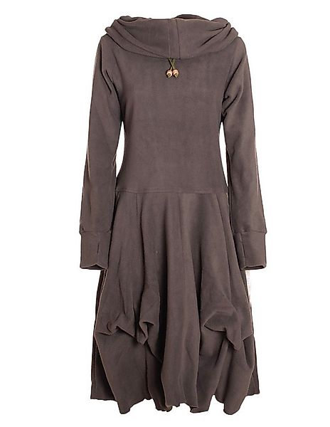 Vishes Ballonkleid Warmes Fleece Kleid mit Daumenlöchern und verstellbarem günstig online kaufen