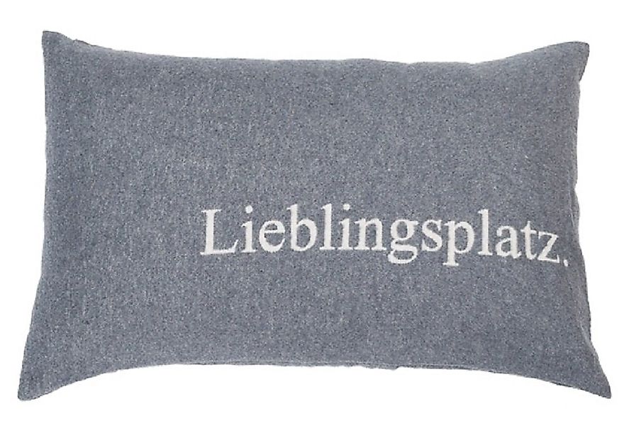 DAVID FUSSENEGGER Kissenhülle Silvretta 'Lieblingsplatz' 40 x 60 cm günstig online kaufen