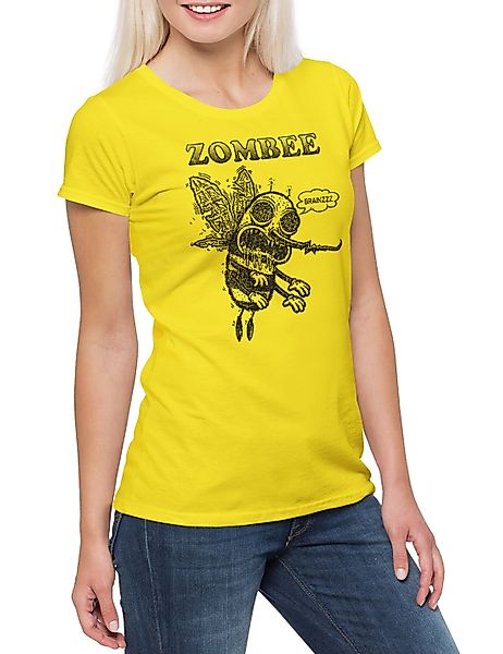 Urban Backwoods Print-Shirt Zombee Damen T-Shirt günstig online kaufen