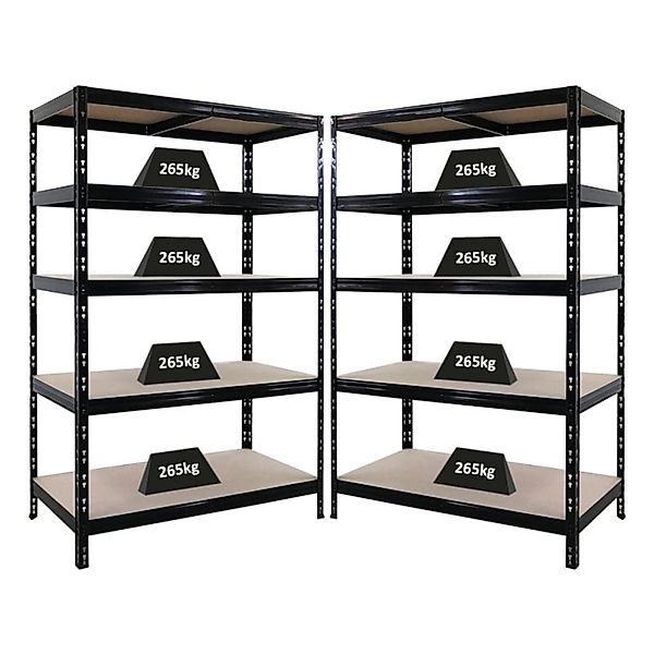 PROREGAL Mega Deal 2X Schwerlastregal Tiger HxBxT 180x120x60cm Fachlast 265 günstig online kaufen
