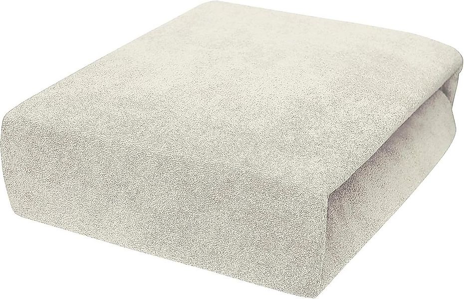 Best for You Spannbettlaken Frottee-Spannbettlaken aus Baumwollmix – Komfor günstig online kaufen