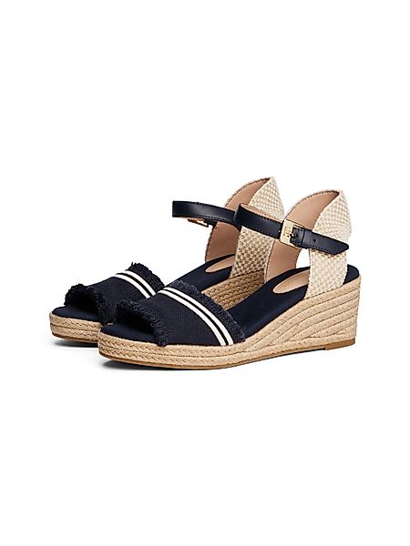 Tommy Hilfiger FRINGE CANVAS MEDIUM WEDGE günstig online kaufen