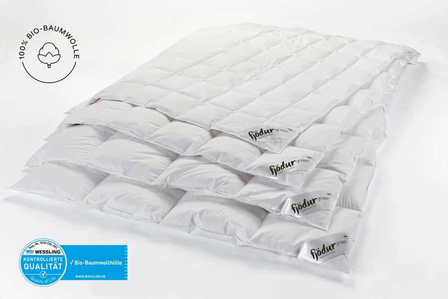 fjödur Daunenbettdecke »Fleur« normal Füllung 90% Daunen 10 % Federn 1 Stk. günstig online kaufen