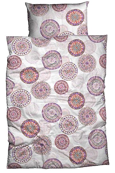 CASATEX Bettwäsche "Rozette" 2 Stk. tlg. verschiedene Mandalas, modernes De günstig online kaufen