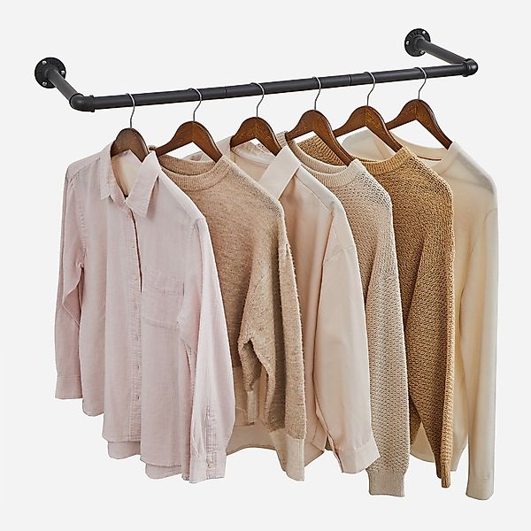 SONGMICS Kleiderstange (2 St), Wandmontage, 92 günstig online kaufen