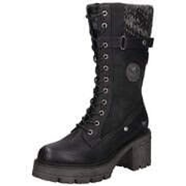 Mustang Schnürstiefel Damen schwarz günstig online kaufen