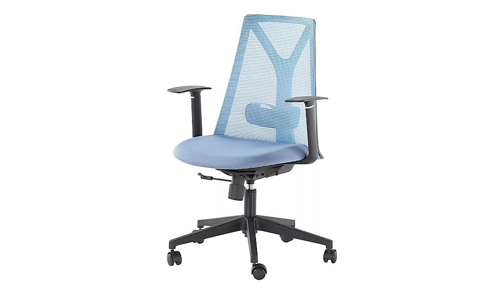 Bürodrehstuhl - blau - 64 cm - 65 cm - Stühle > Bürostühle > Drehstühle - M günstig online kaufen