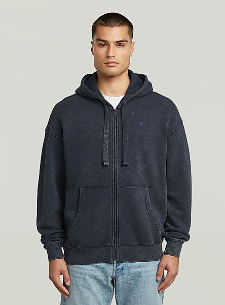 G-STAR Longpullover "Washed Loose Full Zip Hoodie" günstig online kaufen