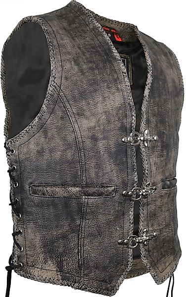 MDM Lederweste Herren Vintage Motorrad Biker günstig online kaufen