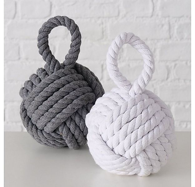 BOLTZE GRUPPE GmbH Türstopper Türstopper weiß+grau natur 2 Stück günstig online kaufen