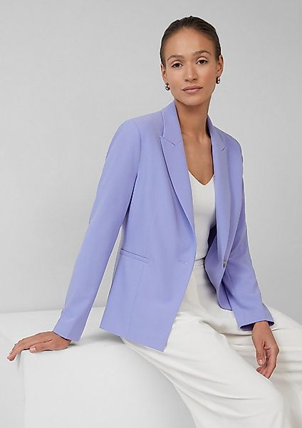 s.Oliver Jackenblazer Indoor-Blazer Antaillierter Blazer aus Viskosemix günstig online kaufen